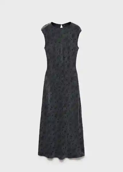 Vestido Mely Antracita Talla S Mujer Mango