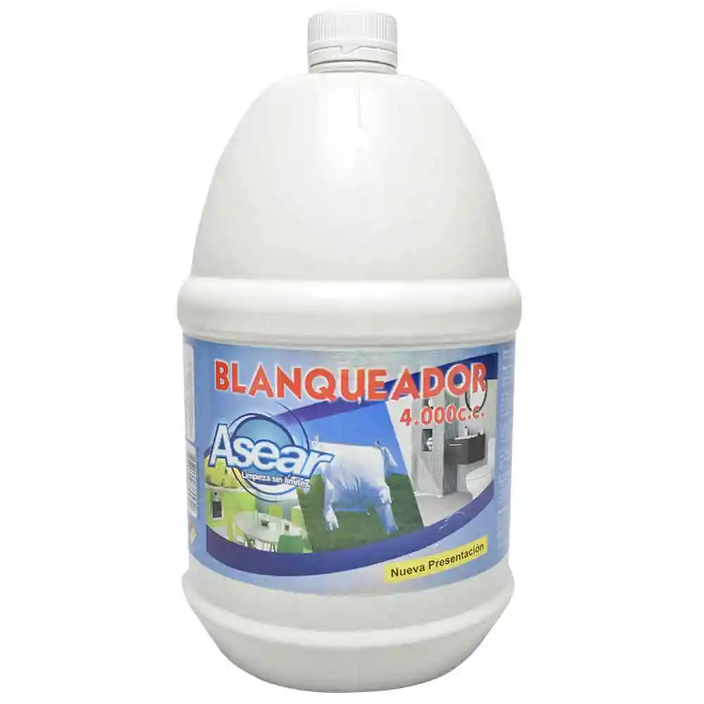 Blanqueador Asear X4000 Ml