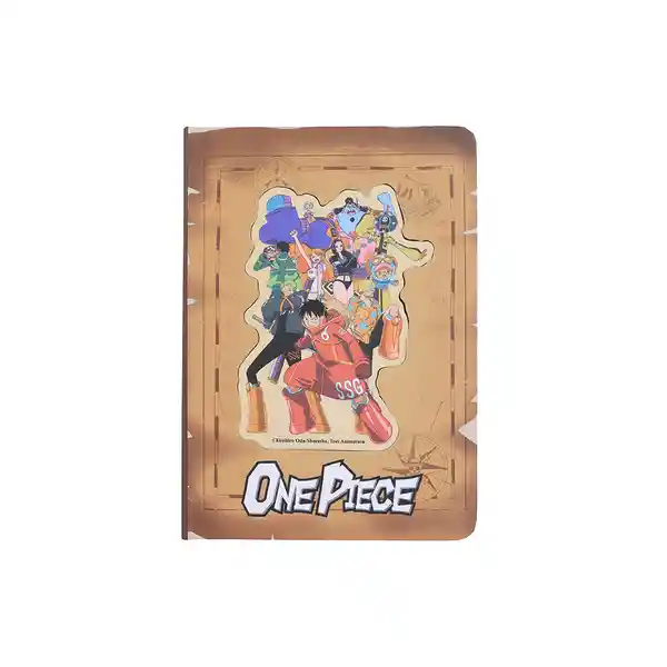 Cuaderno de Tapa Dura a 80 Hojas Serie One Piece Miniso