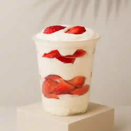 Fresas con Helado