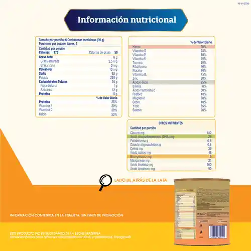 Enfagrow Alimento Lácteo Promental Vainilla Etapa 3 375 g