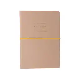 Cuaderno A5 Tapa Dura 80 Hojas Khaki Miniso