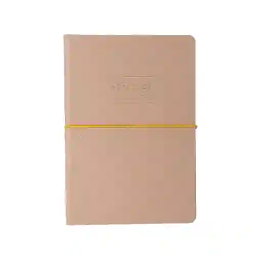 Cuaderno A5 Tapa Dura 80 Hojas Khaki Miniso