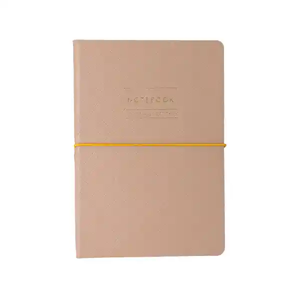 Cuaderno A5 Tapa Dura 80 Hojas Khaki Miniso