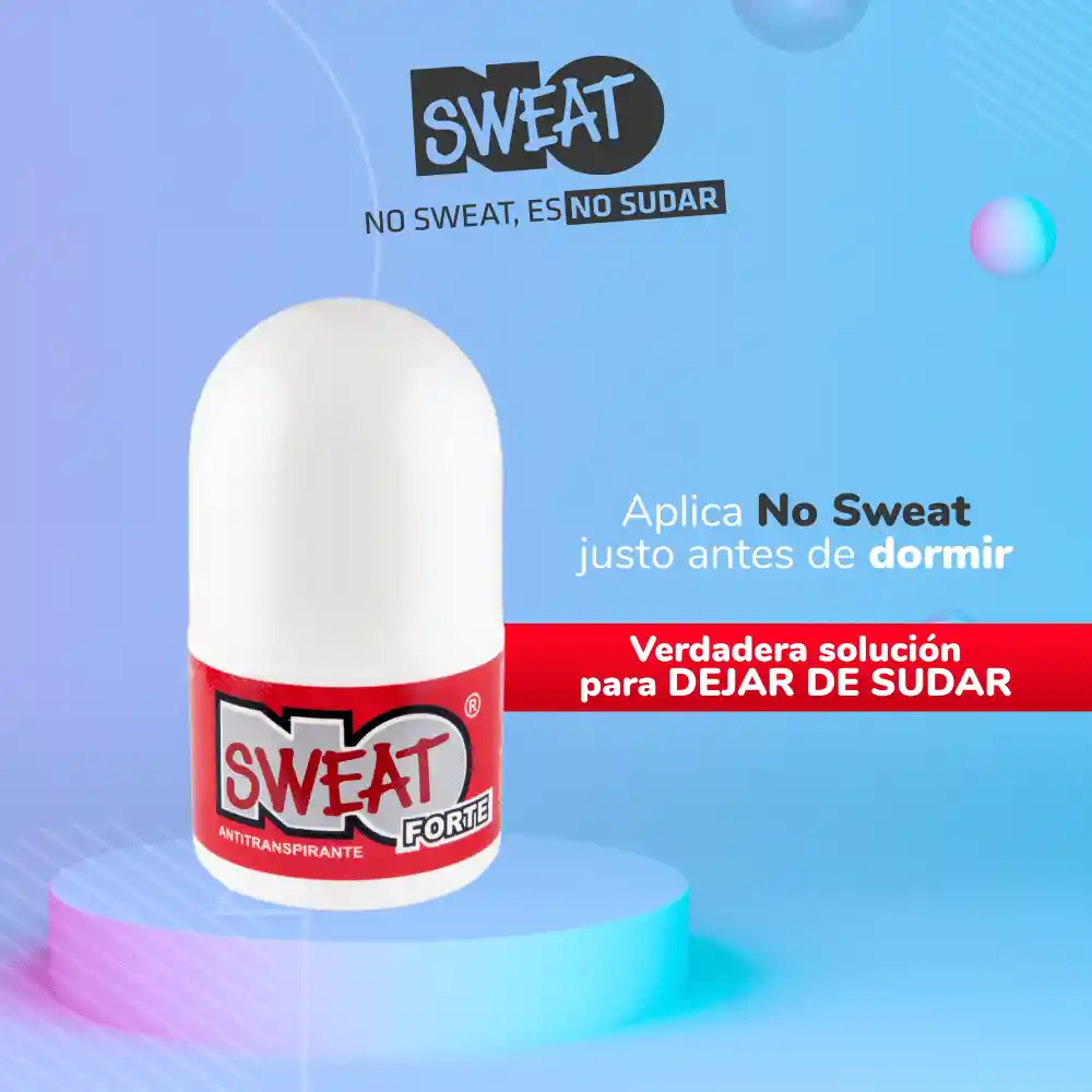 No Sweat Desodorante Antitranspirante Forte en Roll On