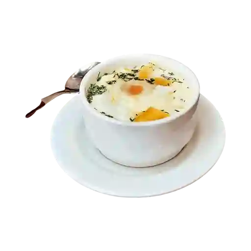 Medio Caldo con Huevo