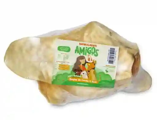 Amigos Snack Para Perro Oreja de Cerdo Natural y Deshidratadas