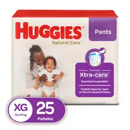 Pañales Huggies Natural Care Pants Etapa 4/XG