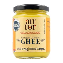 Mantequilla Ghee Autor