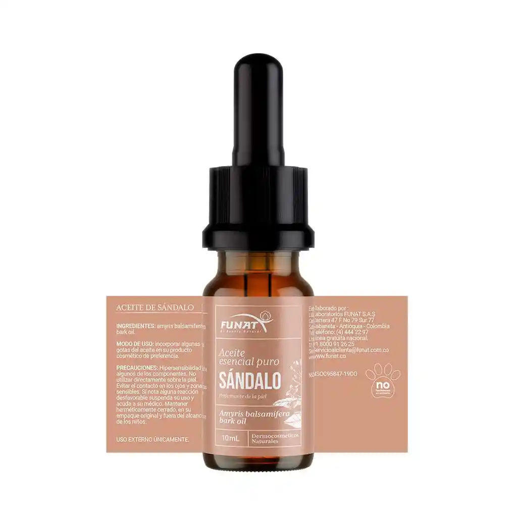Funat Aceite Esencial Puro de Sándalo