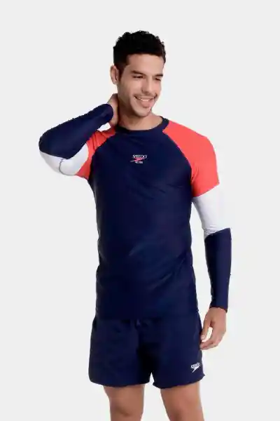 Camiseta Manga Larga Sunshine Risk Block Jet Hombre T. M Speedo