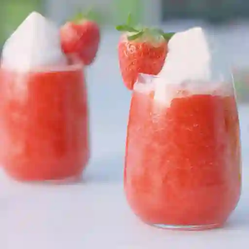 Jugo natural fresa