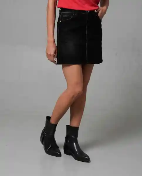 Falda Mujer Negro 14 242G003_NEG194004 Rifle