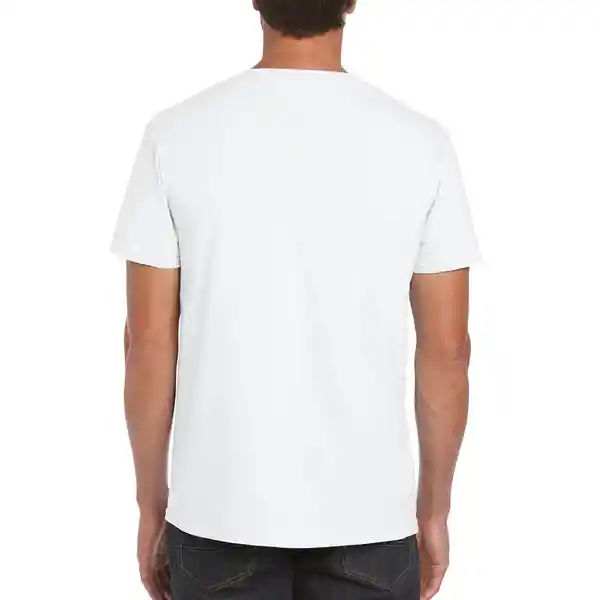 Gildan Camiseta Adulto Ring Spun su Blanco Talla XL