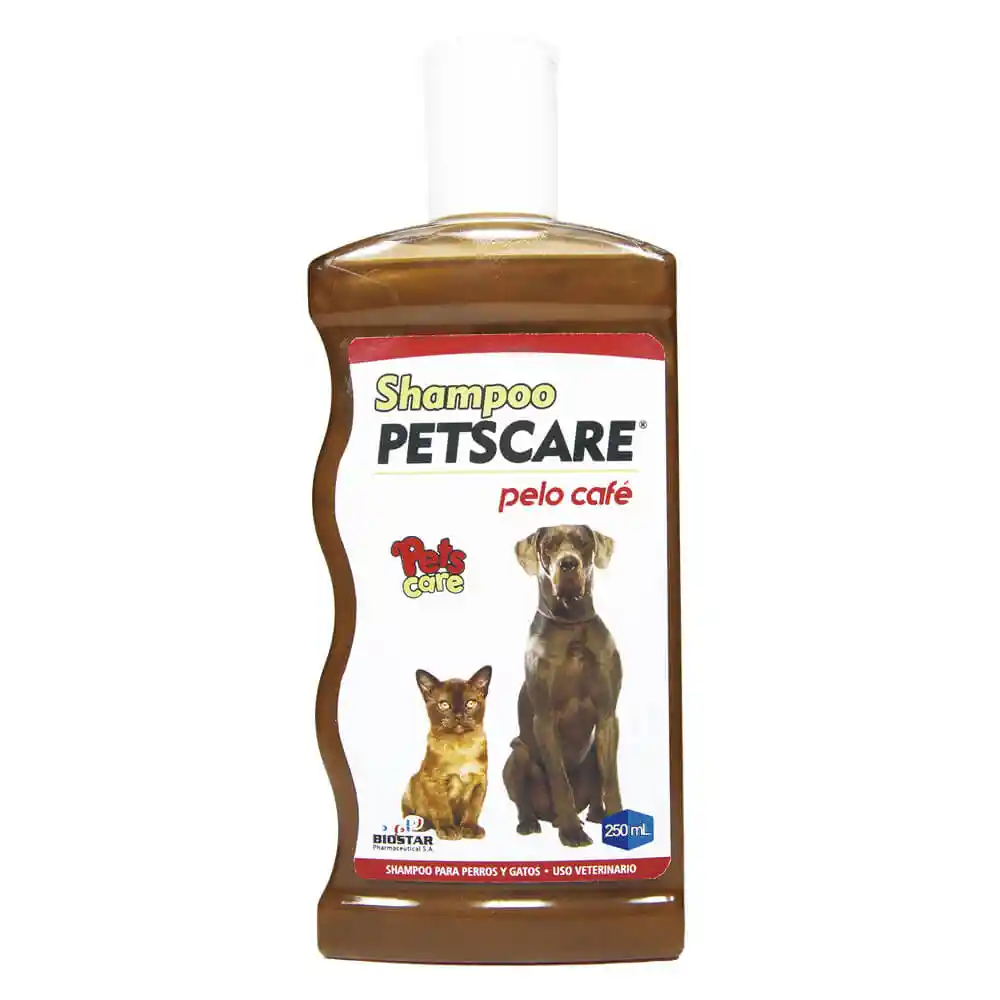 Pets Care Shampoo para Perros y Gatos de Pelo Café
