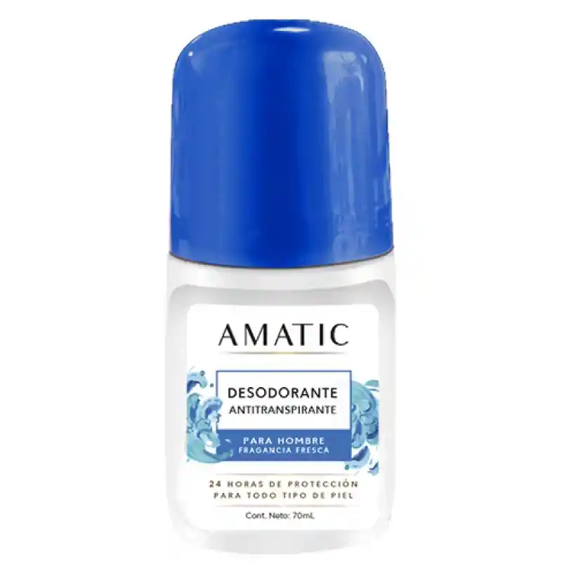 Amatic Desodorante para Hombre Roll On