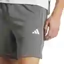 Adidas Short Para Hombre Gris Talla M