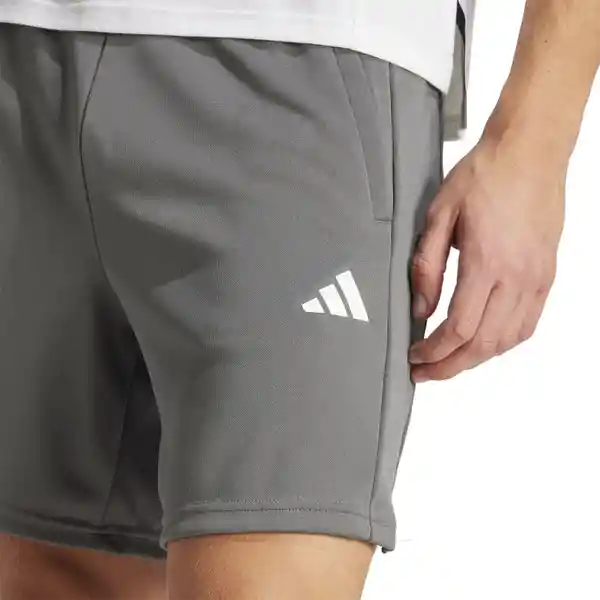 Adidas Short Para Hombre Gris Talla M