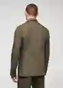 Blazer Americana Jon Khaki Talla 52 Hombre Mango