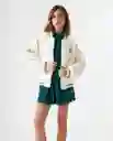 Chaqueta Mujer Crudo Talla M 622G000_CRU110105 Americanino