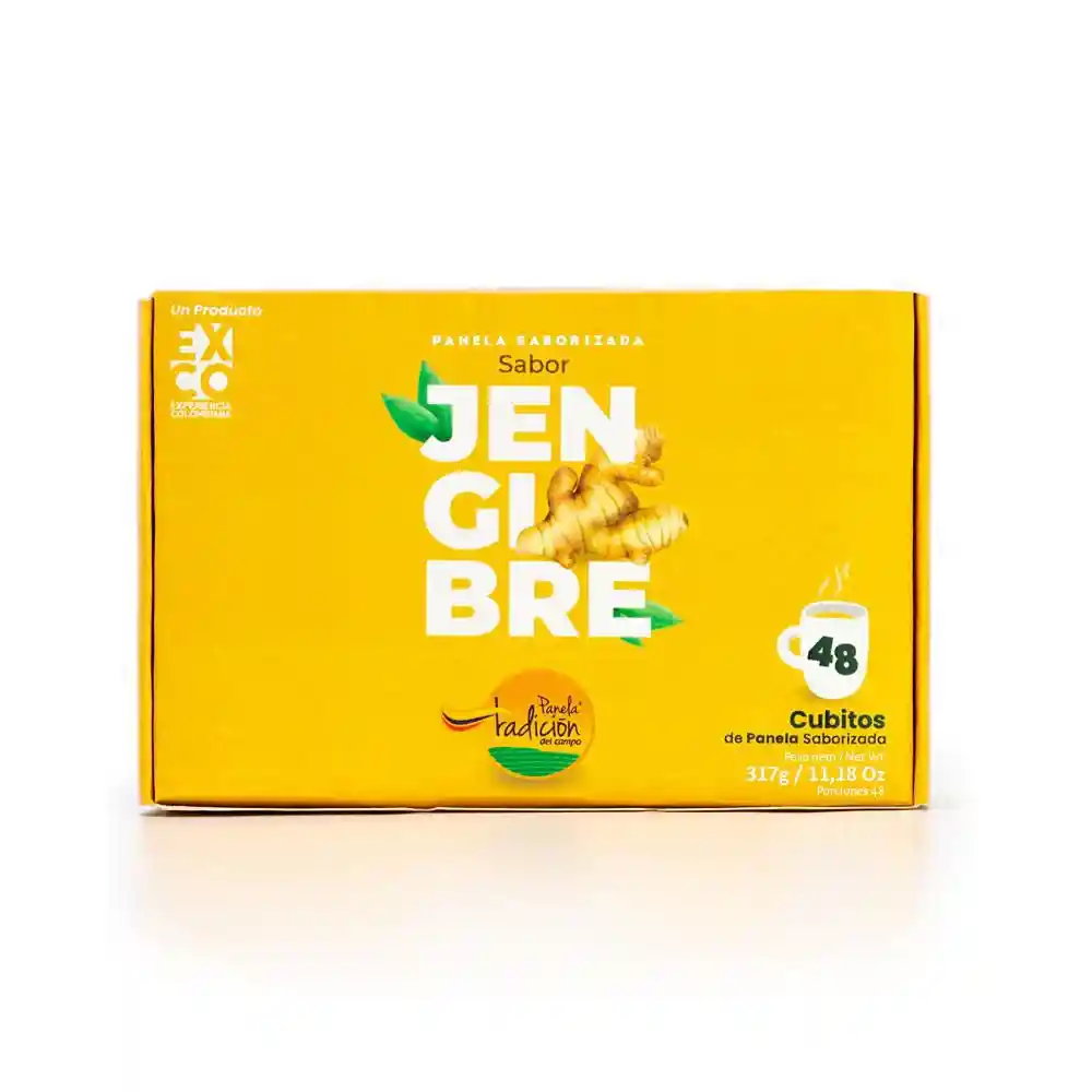 Panela Sabor Jengibre Panela Tradición Del Campo