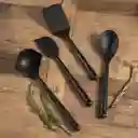 Cucharon Silicona Negra