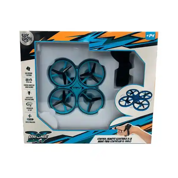 Toy Logic Drone Luces Motion Control Bat Recarga