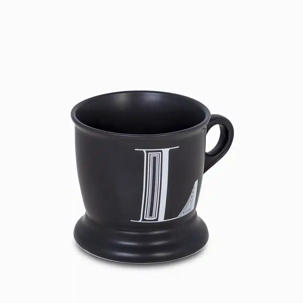 Ambiente Gourmet Mug Con Letra L Negro