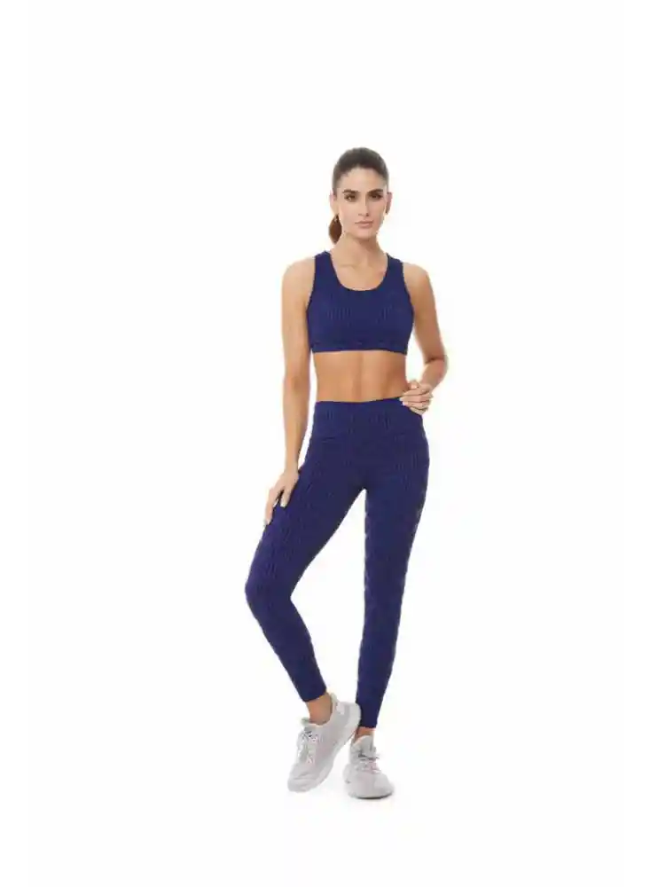 Top Corto Mujer S-azul