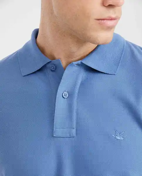 Camiseta Polo Clasic Azul Mezclilla Medio S Chevignon