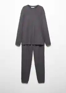 Pijama Night Set Gris Talla S Hombre Mango