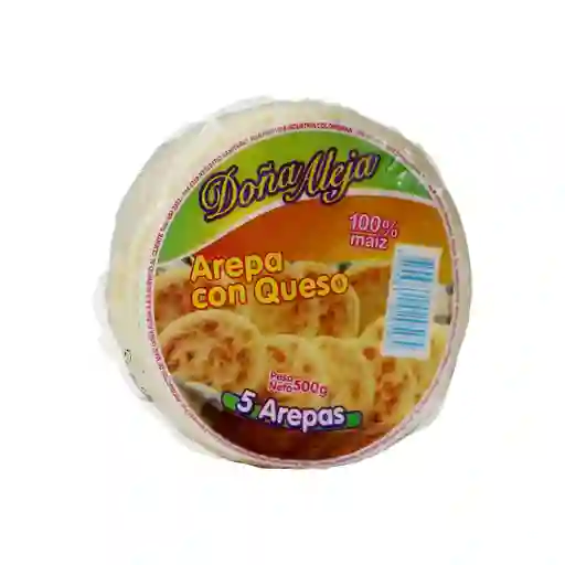 Dona Aleja arepa con queso 100 % maiz
