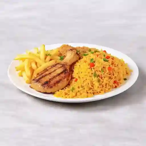 Arroz a la valenciana completo