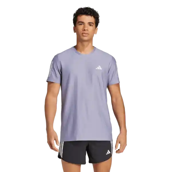Adidas Camiseta Manga Corta Otr B Tee Correr Hombre Morado T.S