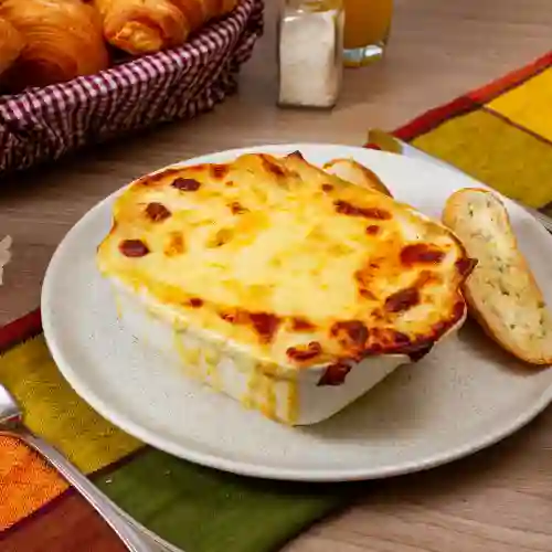 Lasaña de Pollo y Champiñones