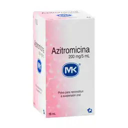 MK Azitromicina Niños Sabor Vainilla (200 mg/5 mL)