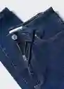 Pantalón Jean Anne Tejano Oscuro Talla 32 Mujer Mango