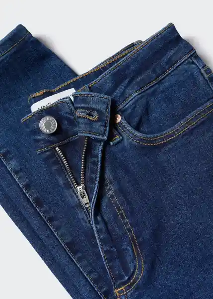 Pantalón Jean Anne Tejano Oscuro Talla 32 Mujer Mango