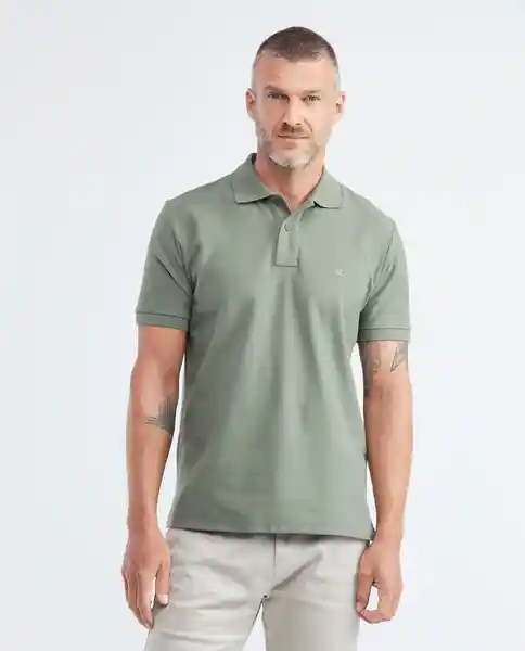 Camiseta Polo Verde Trébol Oscuro T. M 1111132027434 Chevignon