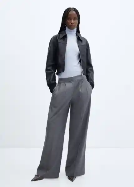 Jersey Almass Celeste Talla M Mujer Mango