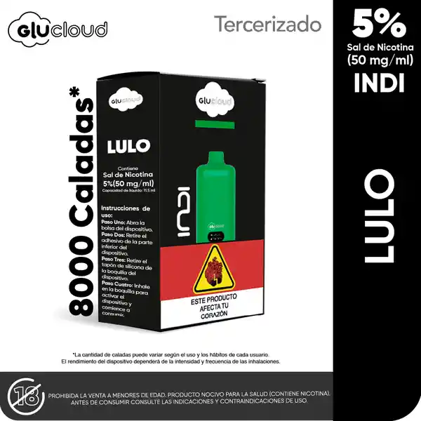 Vapeador Glucloud Lulo Indi