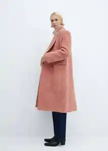Abrigo Beauty Rosa Talla S Mujer Mango