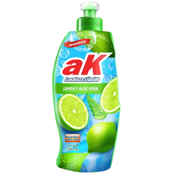 Lavaloza Ak Limón Aloe Liquido