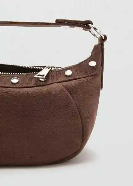 Bolso P Dru Chocolate Talla 99 Mujer Mango