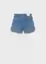 Short Daphne Tejano Medio Talla 10 Niñas Mango