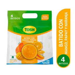 Tosh Pulpas Congeladas para Batido de Mango Papaya y Naranja