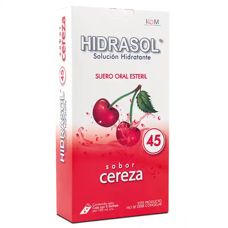Hidrasol Suero Oral Estéril Sabor Cereza