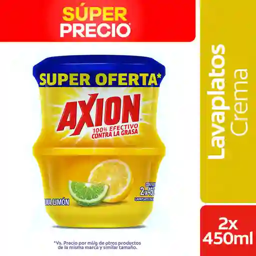 Axion Lavaplato en Crema Lima Limón