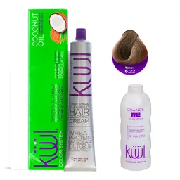 KUUL Tinte para Cabello Tono Rubio Oscuro Nacarado Intenso 6.22