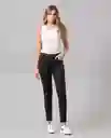 Jean Mujer Negro Talla 8 230G050 Rifle